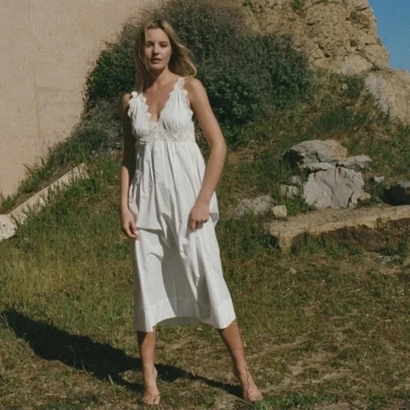 Doen Slate Nightgown in salt, small - Picture 2 of 13